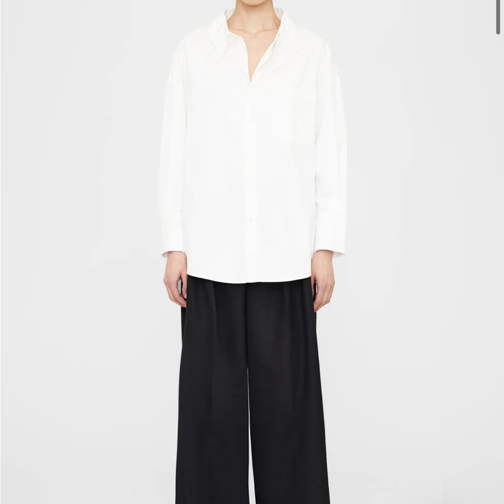 Anine Bing Mika Shirt White size XS